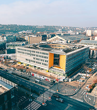 The Nouveau Centre, under construction